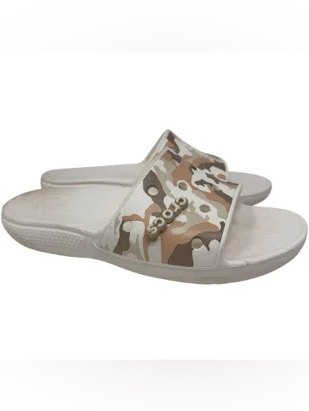Crocs Classic Printed Camo Slide Sandals - Size 10 (8 Men’s)